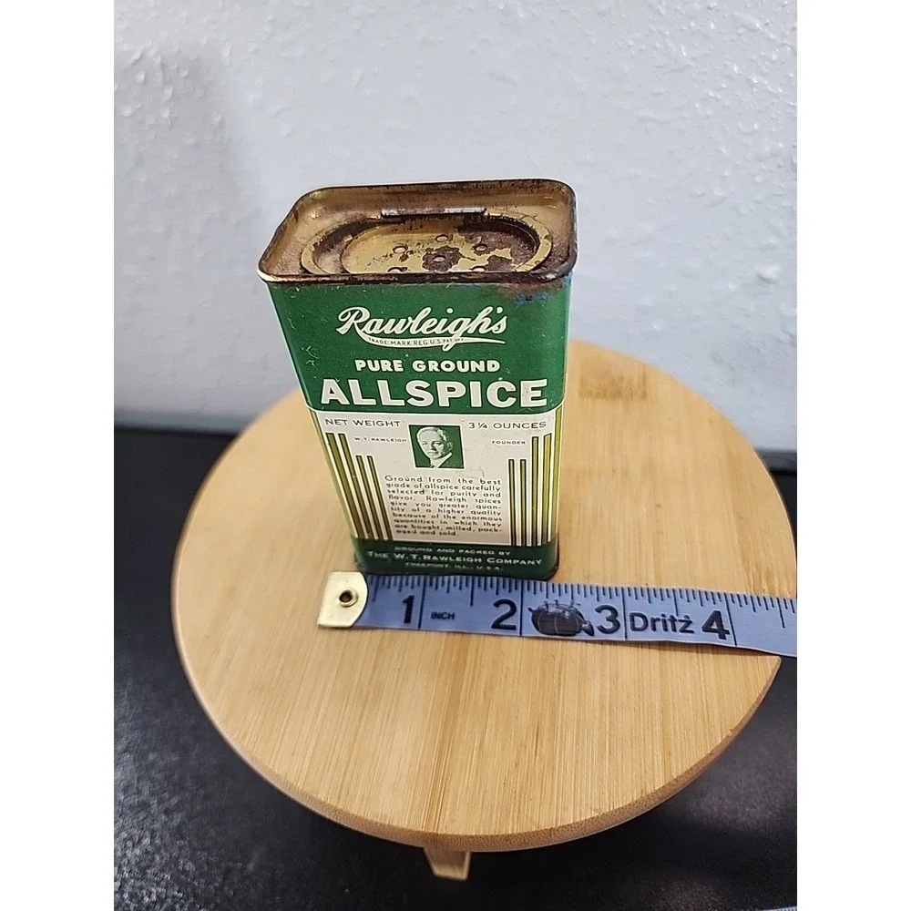 VINTAGE RAWLEIGHS ALLSPICE TIN RARE‎